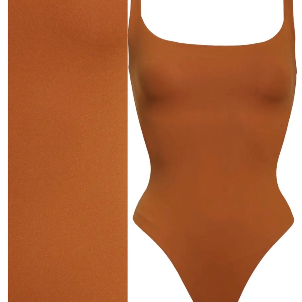 Copper skims body suit